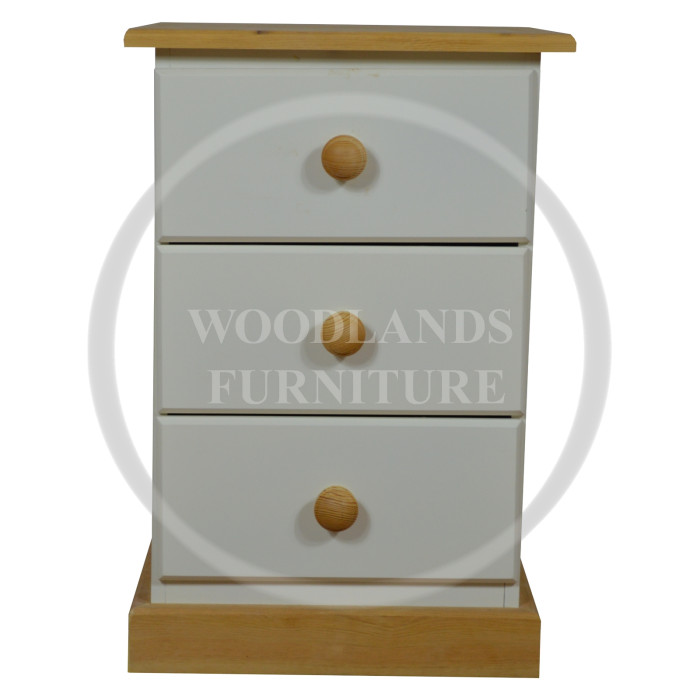 CAMBRIDGE COUNTRY 3 DRAWER BEDSIDE