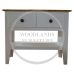 1 Shelf Gamers Console Table - Florida Country Ivory | Handmade in England