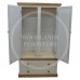 COUNTRY DOUBLE MIRRORED 2 DRAWER WARDROBE