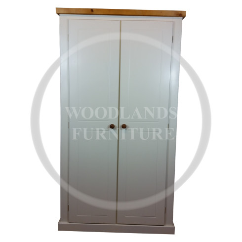 COUNTRY 2 DOOR FULL HANGING WARDROBE IN IVORY