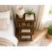 Handmade in England Crown Solid Pine 3 Drawer Bedside Cabinet in Medium Oak - Fully Assembled