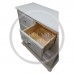 CROWN 2+3 DRAWER CHEST IN WHITE