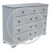 CROWN 3+6 DRAWER CHEST IN WHITE