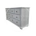CROWN 4+4 DRAWER CHEST IN WHITE 
