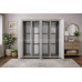 CROWN QUAD FULL HANGING WARDROBE IN GREY CROWN QUAD FULL HANGING WARDROBE IN GREY