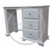 CROWN 4 PIECE BEDROOM SET IN WHITE