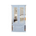 DEWSBURY 3 PIECE BEDROOM SET - MIRRORED DESIGN - IN WHITE DEWSBURY 3 PIECE BEDROOM SET - MIRRORED DESIGN - IN WHITE