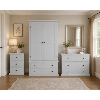 Handmade in England Dewsbury Junior 3 Piece Set in White