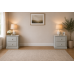 Dewsbury 2 Drawer Bedside Cabinets Set In White