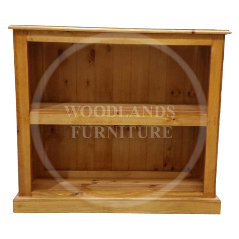 DEWSBURY SOLID PINE 1 SHELF BOOKCASE IN LIGHT OAK WAX