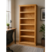 British Handmade Solid Pine 5 Shelf 86cm Wide Bookcase - Dewsbury Light Oak Wax (Made to Measure) British Handmade Solid Pine 5 Shelf 86cm Wide Bookcase - Dewsbury Light Oak Wax (Made to Measure)