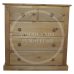 UK Handmade Solid Pine 2+3 Drawer 90cm Wide Chest of Drawers - Dewsbury Medium Oak Wax (Made to Measure)