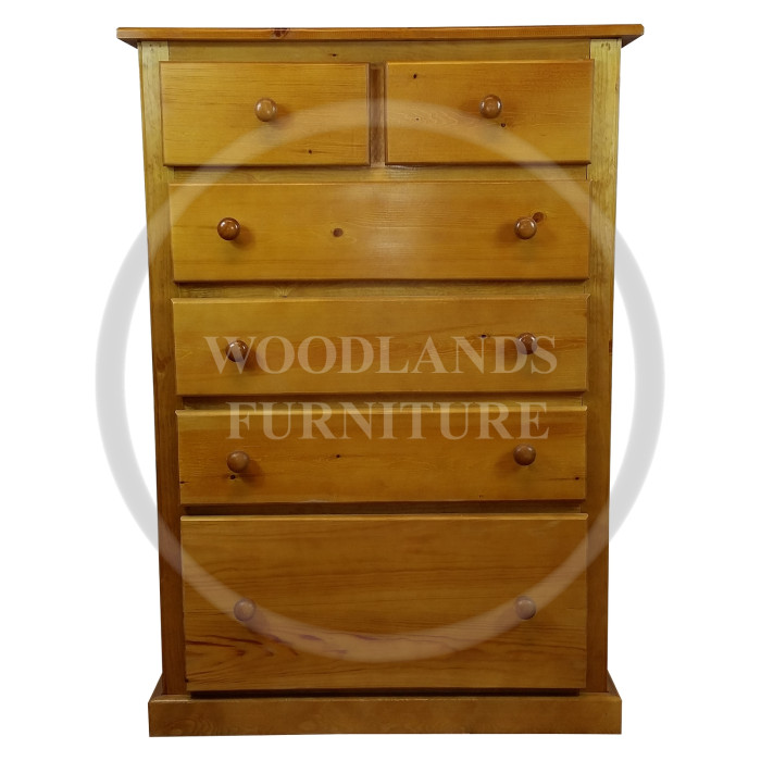 DEWSBURY SOLID PINE 2+4 DRAWER CHEST- BOTTOM DRAWER DEEP IN LIGHT OAK WAX DEWSBURY SOLID PINE 2+4 DRAWER CHEST- BOTTOM DRAWER DEEP IN LIGHT OAK WAX