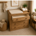 DEWSBURY SOLID PINE 4 DRAWER CHEST OF DRAWERS WITH BABY CHANGER TOP