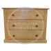 Handmade in England Dewsbury Solid Pine 3 Drawer Chest of Drawers in Light Oak Polished - Fully Assembled