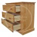 DEWSBURY SOLID PINE 3 DRAWER CHEST IN LIGHT OAK POLISHED DEWSBURY SOLID PINE 3 DRAWER CHEST IN LIGHT OAK POLISHED