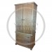 FLORIDA GENTS SOLID PINE 3 DRAWER WARDROBE IN MEDIUM OAK WAX