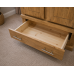 Handmade in the UK Solid Pine 2 Drawer 100cm Wide Wardrobe - Dewsbury Light Oak (Made to Measure)