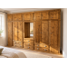 Handmade in the UK Solid Pine 6 Door 7 Drawer 368cm Wide Wardrobe with Top Box - Dewsbury Kenilworth Oak Polished (Made to Measure)