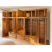 Handmade in the UK Solid Pine 6 Door 7 Drawer 368cm Wide Wardrobe with Top Box - Dewsbury Kenilworth Oak Polished (Made to Measure)