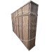 DEWSBURY SOLID PINE 6 DOOR FULL HANGING SHELVED WARDROBE WITH TOPBOX IN OLD ANTIQUE WAX DEWSBURY SOLID PINE 6 DOOR FULL HANGING SHELVED WARDROBE WITH TOPBOX IN OLD ANTIQUE WAX