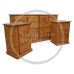 Handmade in the UK Pine 3 Piece Chest Bedroom Furniture Set - Dewsbury Golden Oak Wax (Custom Finish Options)