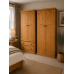 British Handmade Pine Gent+2 Piece Bedroom Furniture Set - Dewsbury Light Oak Wax (Custom Finish Options)