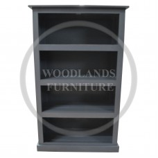 DEWSBURY 3 SHELVED BOOKCASE IN DARK GREY