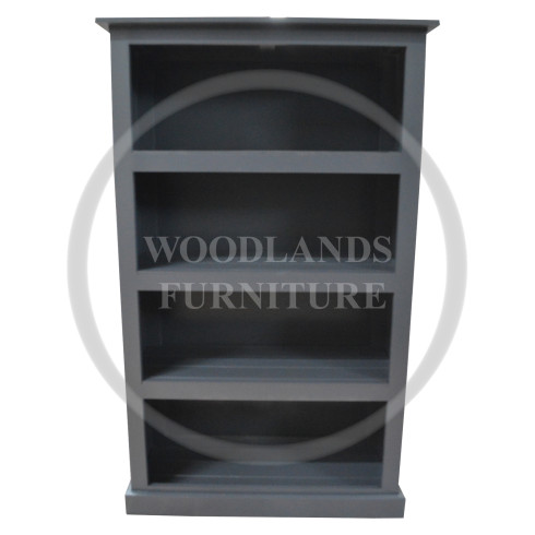 Handmade in England Dewsbury 3 Shelved Bookcase in Dark Grey