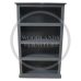 British Handmade 3 Shelf 86cm Wide Bookcase - Dewsbury Dark Grey (Made to Measure)