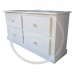 DEWSBURY 2+2 DRAWER CHEST (WIDE) IN WHITE