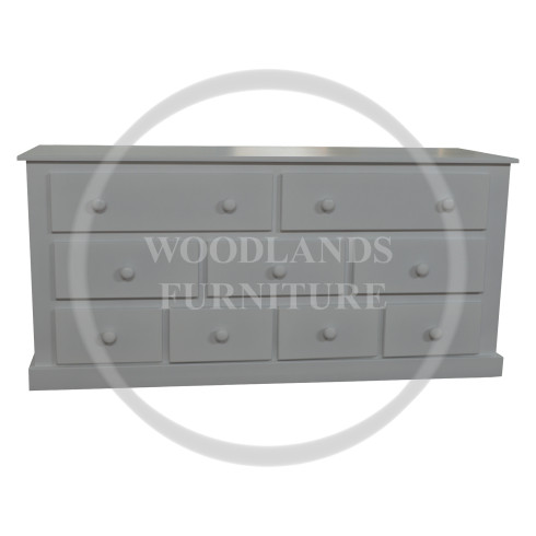 DEWSBURY 2+3+4 DRAWER CHEST  IN WHITE
