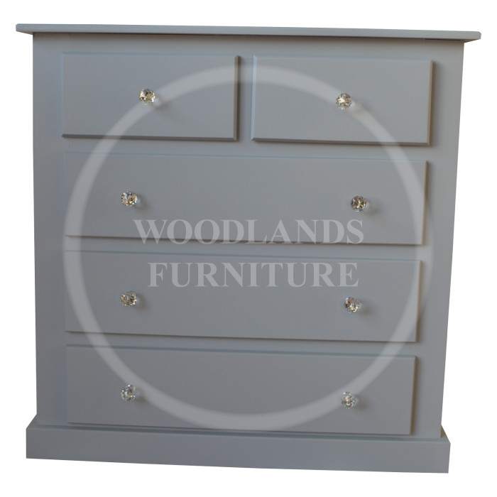 DEWSBURY 2+3 CHEST OF DRAWERS IN GREY DEWSBURY 2+3 CHEST OF DRAWERS IN GREY