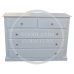 Handmade in England Dewsbury 2+3 Chest of Drawers Wide in White