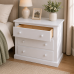 UK Handmade 3 Drawer 90cm Wide Chest of Drawers - Dewsbury White - Fully Assembled (Made to Measure)