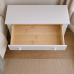 UK Handmade 3 Drawer 90cm Wide Chest of Drawers - Dewsbury White - Fully Assembled (Made to Measure)