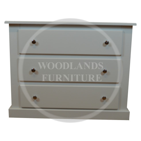 DEWSBURY 3 DRAWER CHEST IN IVORY