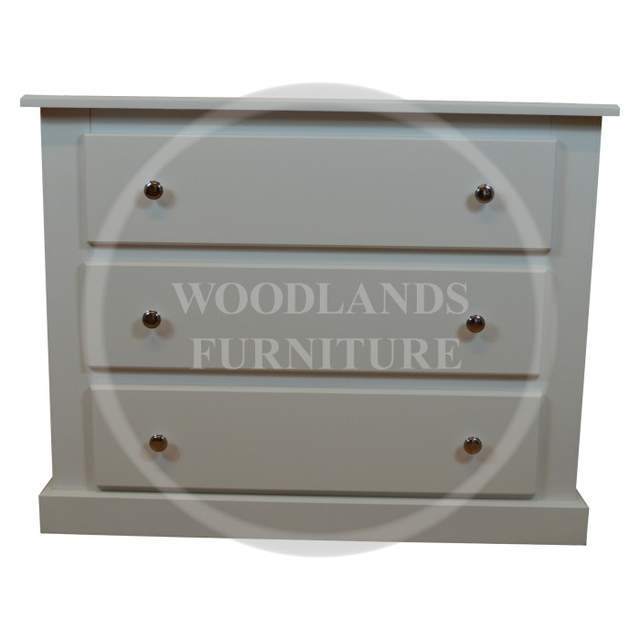 DEWSBURY 3 DRAWER CHEST IN IVORY