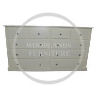 DEWSBURY 4+6 CHEST OF DRAWERS IN IVORY