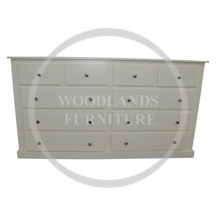 DEWSBURY 4+6 CHEST OF DRAWERS IN IVORY DEWSBURY 4+6 CHEST OF DRAWERS IN IVORY