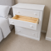 Handmade in England Dewsbury 5 Drawer Chest of Drawers in White - Fully Assembled