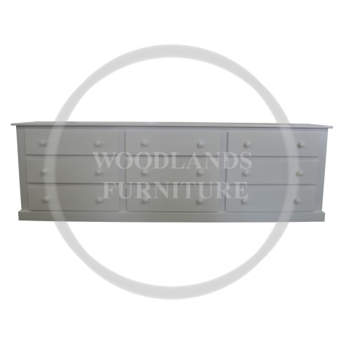 DEWSBURY 9 DRAWER CHEST IN WHITE
