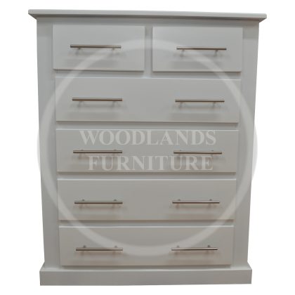 Dewsbury 2+4 Chest Of Drawers In White