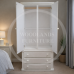 DEWSBURY 3 DRAWER WARDROBE IN WHITE