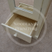 DEWSBURY 1 DOOR MIRRORED WARDROBE IN IVORY