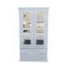 Handmade in the UK Special Double Mirrored 2 Drawer Wardrobe - Dewsbury White (Made to Measure)