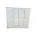 4 Door 3 Drawer Shelved Wardrobe - Dewsbury White | Handmade in England