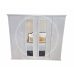 Handmade in the UK Double Mirrored 4 Door Shelved Full Hanging Wardrobe - Dewsbury White (Made to Measure)