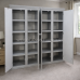 DEWSBURY QUAD SHELVED FULL DOOR WARDROBE IN GREY