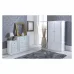 3 Piece Bedroom Furniture Set - Dewsbury White - No Mirrored Doors | Handmade in England